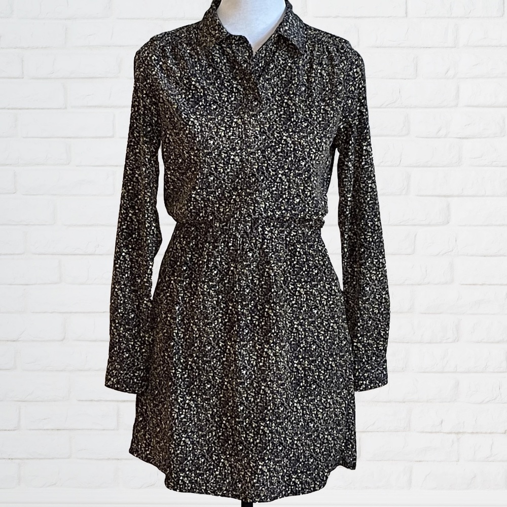 GAP Long-sleeved Collared Shirtdress Size 2